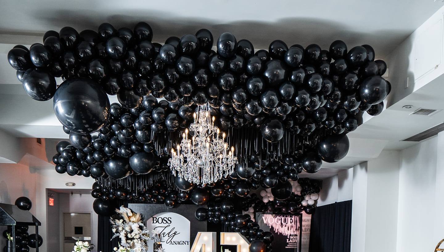 Ideas decoración en negro para tus fiestas elegantes.